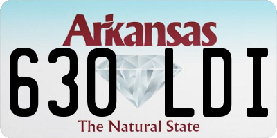 AR license plate 630LDI