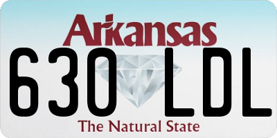 AR license plate 630LDL
