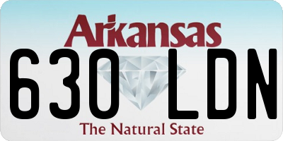 AR license plate 630LDN