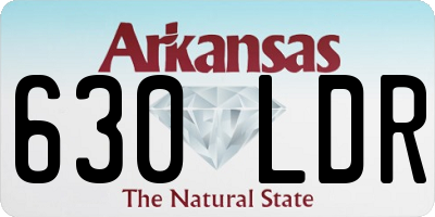 AR license plate 630LDR