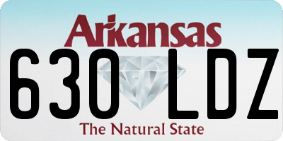 AR license plate 630LDZ