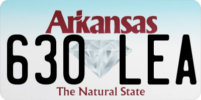 AR license plate 630LEA