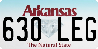 AR license plate 630LEG