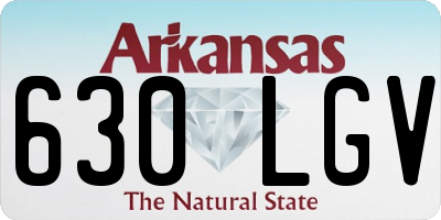 AR license plate 630LGV