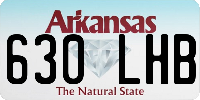 AR license plate 630LHB