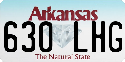 AR license plate 630LHG