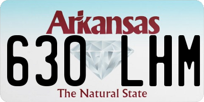 AR license plate 630LHM