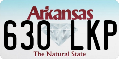 AR license plate 630LKP