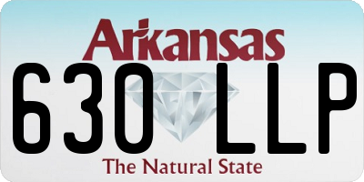 AR license plate 630LLP