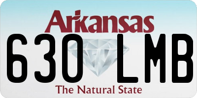 AR license plate 630LMB