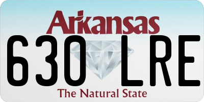 AR license plate 630LRE