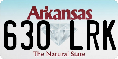 AR license plate 630LRK