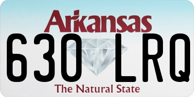AR license plate 630LRQ