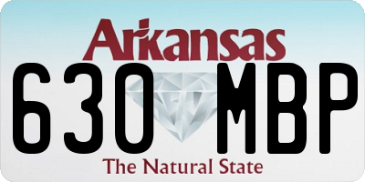 AR license plate 630MBP