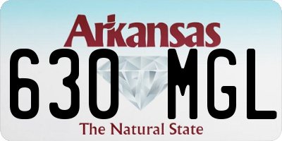 AR license plate 630MGL