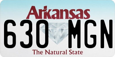 AR license plate 630MGN