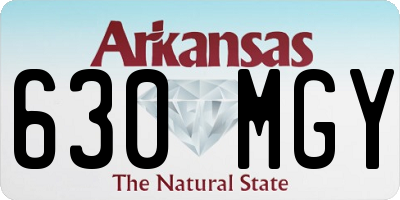 AR license plate 630MGY