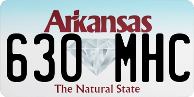 AR license plate 630MHC