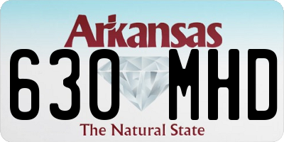 AR license plate 630MHD