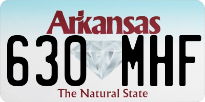 AR license plate 630MHF