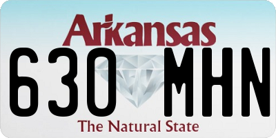 AR license plate 630MHN
