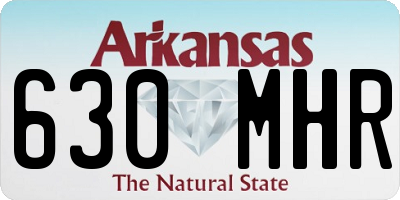 AR license plate 630MHR