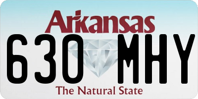 AR license plate 630MHY