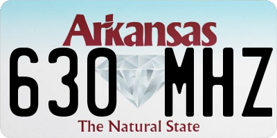 AR license plate 630MHZ