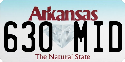 AR license plate 630MID
