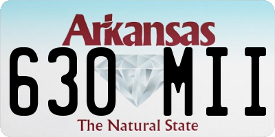 AR license plate 630MII