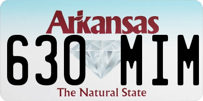 AR license plate 630MIM