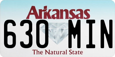 AR license plate 630MIN