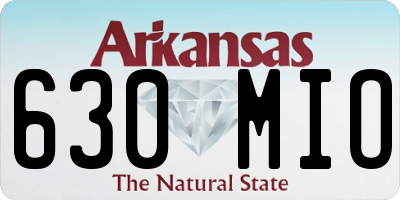AR license plate 630MIO