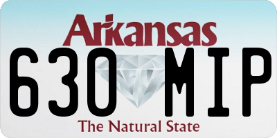 AR license plate 630MIP