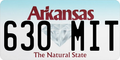 AR license plate 630MIT