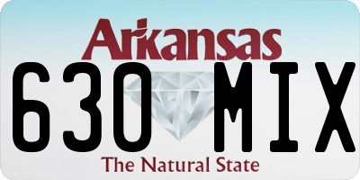AR license plate 630MIX