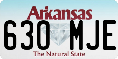 AR license plate 630MJE
