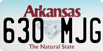 AR license plate 630MJG