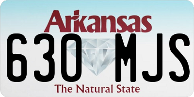 AR license plate 630MJS