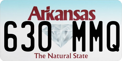 AR license plate 630MMQ