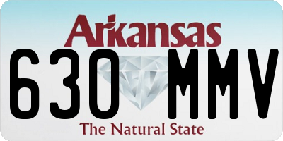AR license plate 630MMV