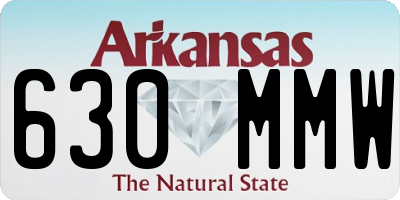 AR license plate 630MMW