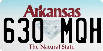 AR license plate 630MQH