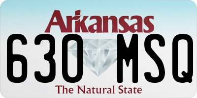 AR license plate 630MSQ