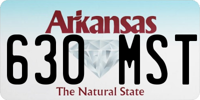 AR license plate 630MST
