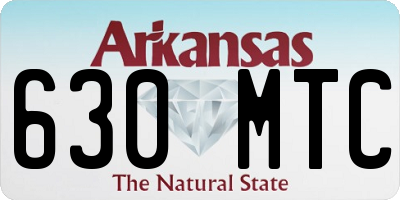 AR license plate 630MTC