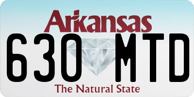 AR license plate 630MTD