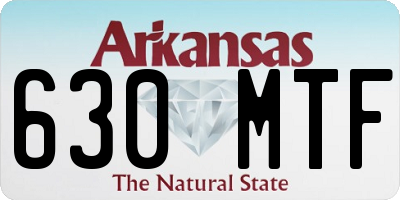 AR license plate 630MTF