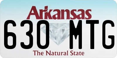 AR license plate 630MTG