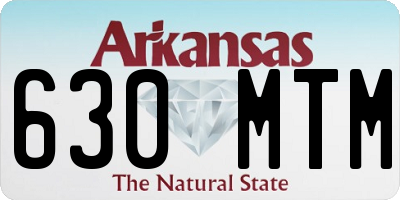 AR license plate 630MTM